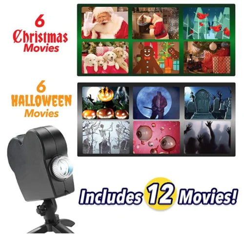 Spooky LED Window Projector
