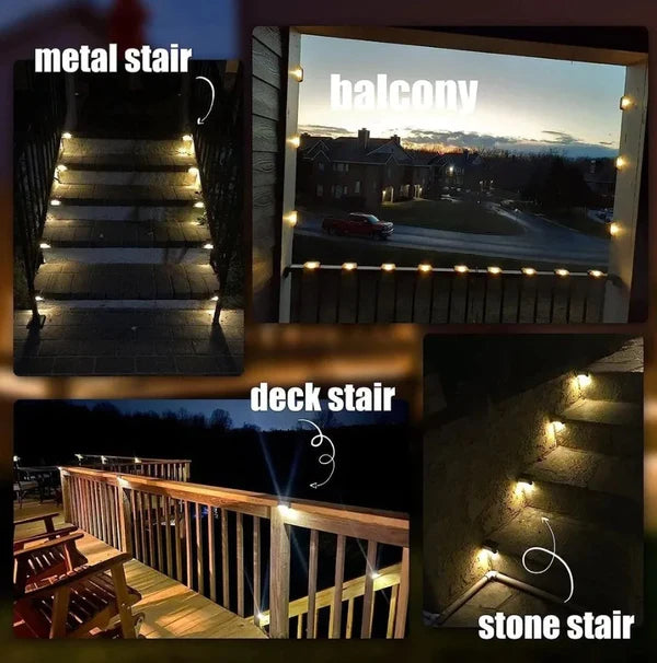 Solar Deck Lights Outdoor Buy 2 Get 2