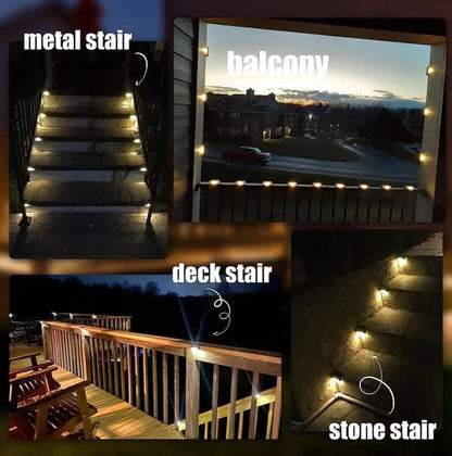 Solar Deck Lights Outdoor Buy 2 Get 2