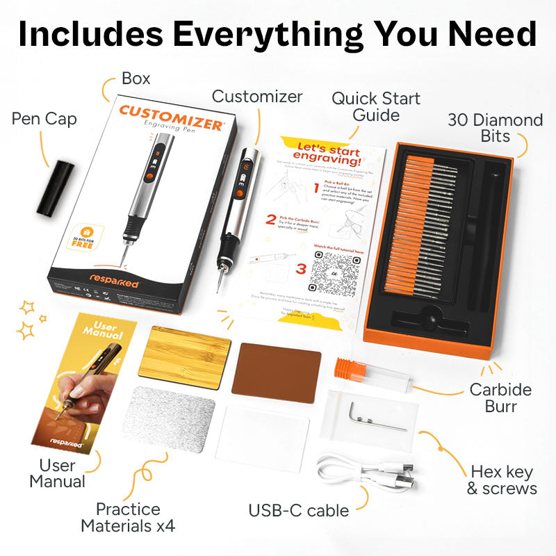 Customizer Engraving Pen - Starter Kit
