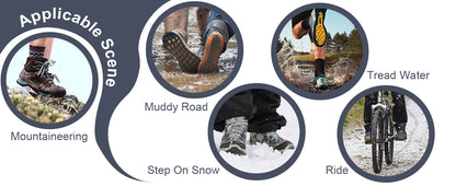 Reusable, Non-Slip, Waterproof Silicone Shoe Cover